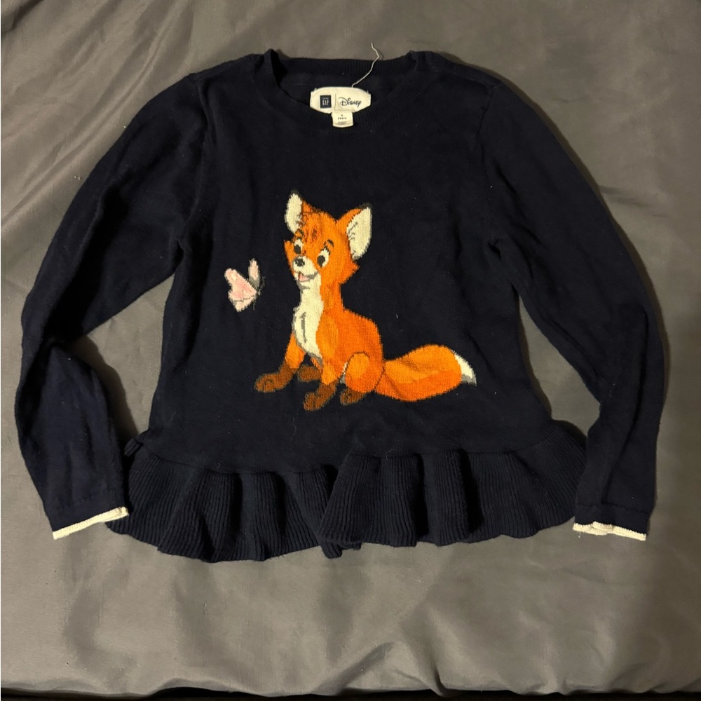 Gap Navy Fox and the hound Sweater